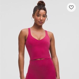 EUC Lululemon Align Tank Top. Color Magenta Smoke. Size 8